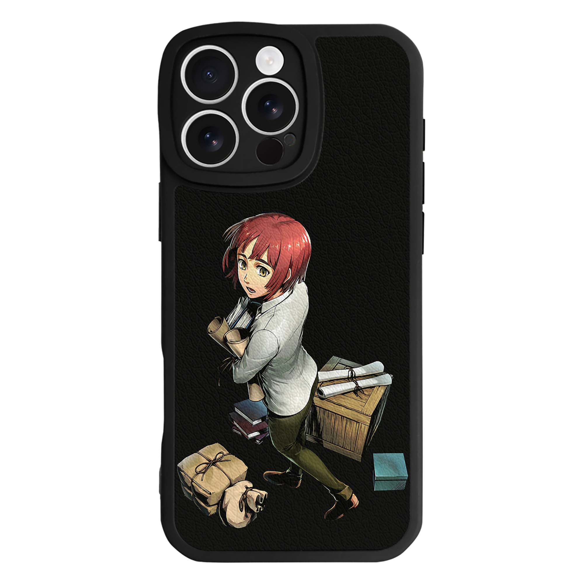 （画像用） 進撃の巨人 Attack on Titan 【iPhone 16シリーズ対応】シリコンスマホケース（レザー調） 材質：シリコン